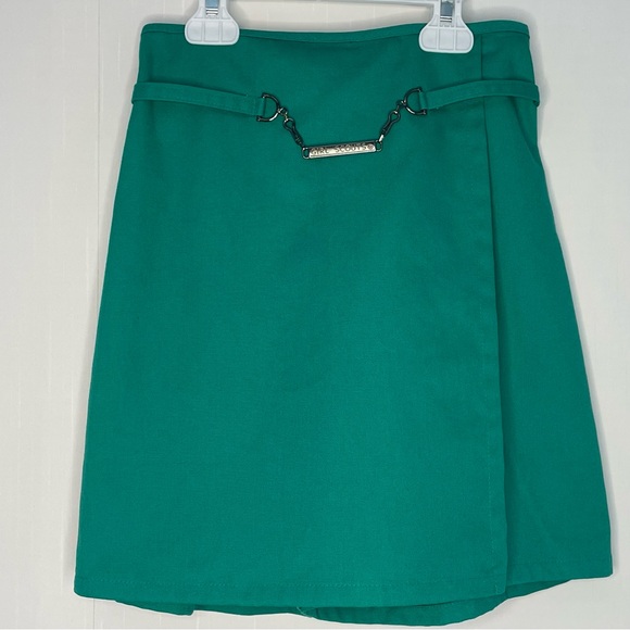 Girl Scouts Other - Vintage Girl Scouts Junior Uniform Skort High Waisted Faux Wrap Small Junior 90s
